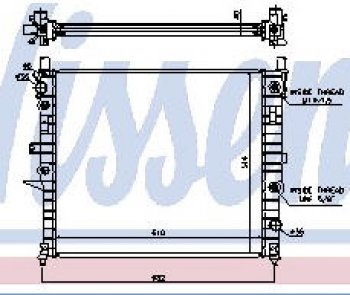 11 649 р. W163ML РАДИАТОР ОХЛАЖДЕН (NISSENS) (см.каталог) NISSENS md16397-910  с доставкой в г. Майкоп. Увеличить фотографию 1