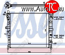 11 649 р. W163ML РАДИАТОР ОХЛАЖДЕН (NISSENS) (см.каталог) NISSENS md16397-910  с доставкой в г. Майкоп