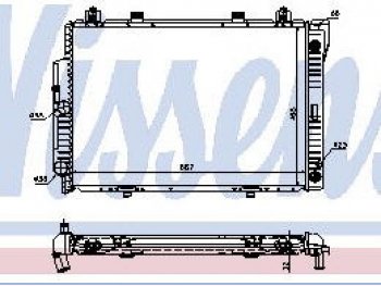 10 699 р. W140 РАДИАТОР ОХЛАЖДЕН (см.каталог) BODYPARTS md14091-911  с доставкой в г. Майкоп. Увеличить фотографию 1
