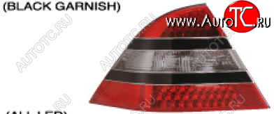 27 999 р. W220 ФОНАРЬ ЗАДН ВНЕШН Л+П (КОМПЛЕКТ) ДИЗАЙН W221 ПОЛНОСТЬЮ С ДИОД С ЧЕРН МОЛДИНГ КРАСН-ТОНИР EAGLE EYES md22098-741rt-n  с доставкой в г. Майкоп