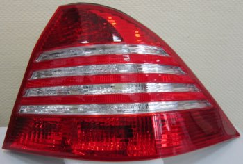 13 799 р. W220 ФОНАРЬ ЗАДН ВНЕШН Л+П (КОМПЛЕКТ) С ДИОД СТОП СИГНАЛ КРАСН-XРОМ EAGLE EYES md22098-742rh-n  с доставкой в г. Майкоп. Увеличить фотографию 1