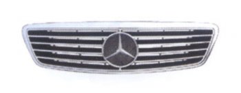 10 799 р. W220 РЕШЕТКА РАДИАТОРА С БОЛЬШ ЭМБЛЕМ BODYPARTS md22098-100  с доставкой в г. Майкоп. Увеличить фотографию 1
