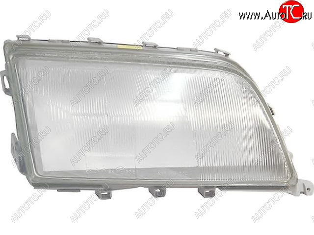 2 299 р. Правое стекло передней фары (пр-во Китай) BODYPARTS  Mercedes-Benz C-Class  W202 (1993-1997) дорестайлинг седан (ребристое)  с доставкой в г. Майкоп