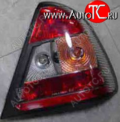 7 649 р. W202 ФОНАРЬ ЗАДН ВНЕШН Л+П (КОМПЛЕКТ) ТЮНИНГ ПРОЗРАЧ ХРУСТАЛ ТОНИР КРАСН-БЕЛ BODYPARTS md20293-743rw-n  с доставкой в г. Майкоп