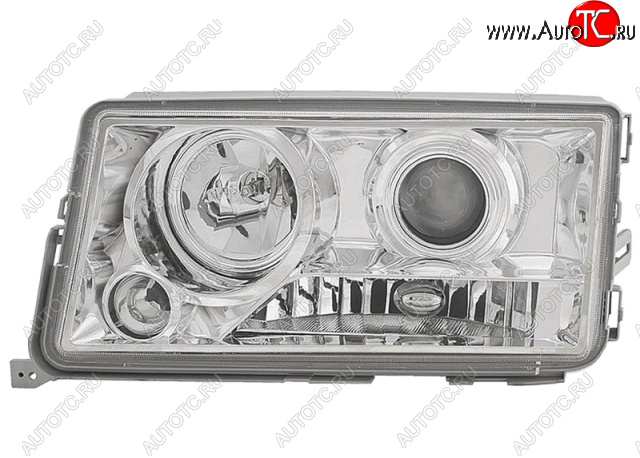4 199 р. Левая фара (линзован) BODYPARTS Mercedes-Benz C-Class W201 седан (1982-1992)  с доставкой в г. Майкоп