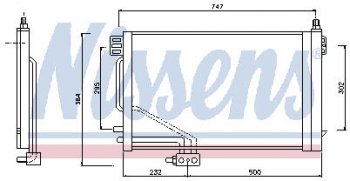 8 399 р. W203 {+W209 02-} КОНДЕНСАТОР КОНДИЦ (NISSENS) (AVA) (см.каталог) NISSENS md20300-930  с доставкой в г. Майкоп. Увеличить фотографию 1