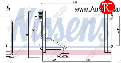 8 399 р. W203 {+W209 02-} КОНДЕНСАТОР КОНДИЦ (NISSENS) (AVA) (см.каталог) NISSENS md20300-930  с доставкой в г. Майкоп