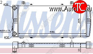 2 299 р. FELICIA РАДИАТОР ОХЛАЖДЕН MT 1.6 (см.каталог) BODYPARTS sdfel94-911  с доставкой в г. Майкоп