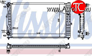2 399 р. AUDI A4 (AI A6 97-PASSAT 96-) РАДИАТОР ОХЛАЖДЕН (см.каталог) BODYPARTS ai0a496-915  с доставкой в г. Майкоп