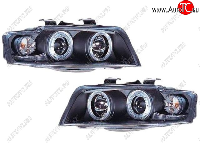 22 999 р. AUDI A4 ФАРА Л+П (КОМПЛЕКТ) ТЮНИНГ ЛИНЗОВАН С 2 СВЕТЯЩ ОБОДК (SONAR) ВНУТРИ ЧЕРН SONAR ai0a401-002b-n  с доставкой в г. Майкоп