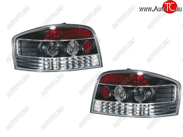 11 699 р. AUDI A3 ФОНАРЬ ЗАДН ВНЕШН Л+П (КОМПЛЕКТ) (3 дв) ТЮНИНГ (SONAR) ВНУТРИ ХРОМ-ЧЕРН SONAR ai0a304-740hb-n  с доставкой в г. Майкоп