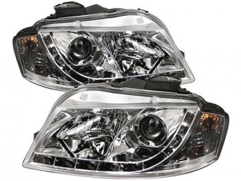 31 699 р. AUDI A3 ФАРА Л+П (КОМПЛЕКТ) ТЮНИНГ ПКОРРЕКТОР ЛИНЗОВАН (DEVIL EYES) (SONAR) ВНУТРИ ХРОМ SONAR ai0a304-002h-n  с доставкой в г. Майкоп. Увеличить фотографию 1