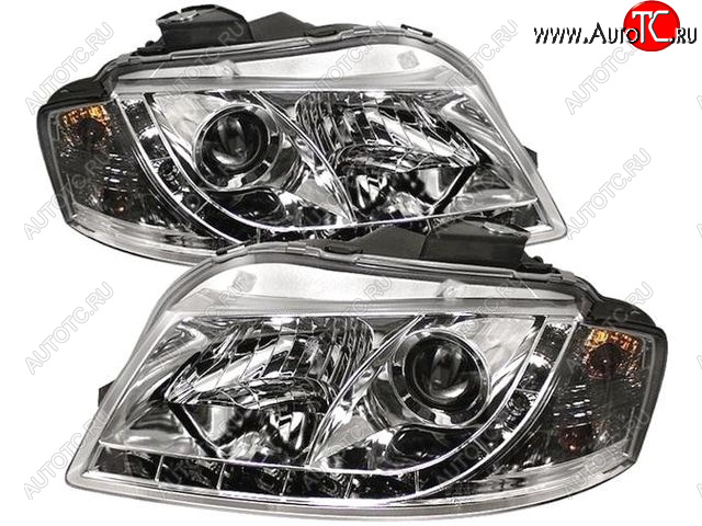 31 699 р. AUDI A3 ФАРА Л+П (КОМПЛЕКТ) ТЮНИНГ ПКОРРЕКТОР ЛИНЗОВАН (DEVIL EYES) (SONAR) ВНУТРИ ХРОМ SONAR ai0a304-002h-n  с доставкой в г. Майкоп