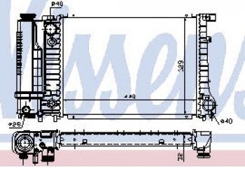 4 649 р. E30 {E34 88-92} РАДИАТОР ОХЛАЖДЕН (NISSENS) (AVA) (см.каталог) NISSENS bme3087-914  с доставкой в г. Майкоп. Увеличить фотографию 1