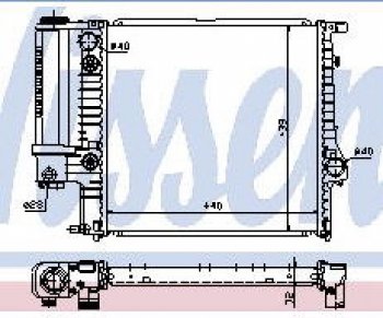 7 399 р. E36 (E30 88-91) РАДИАТОР ОХЛАЖДЕН (см.каталог) BODYPARTS bme3690-913  с доставкой в г. Майкоп. Увеличить фотографию 1