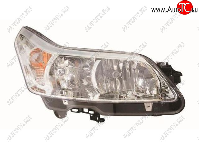 11 549 р. Правая фара (c электрокорректором) DEPO  CITROEN C4 (2007-2011)  рестайлинг, седан  с доставкой в г. Майкоп