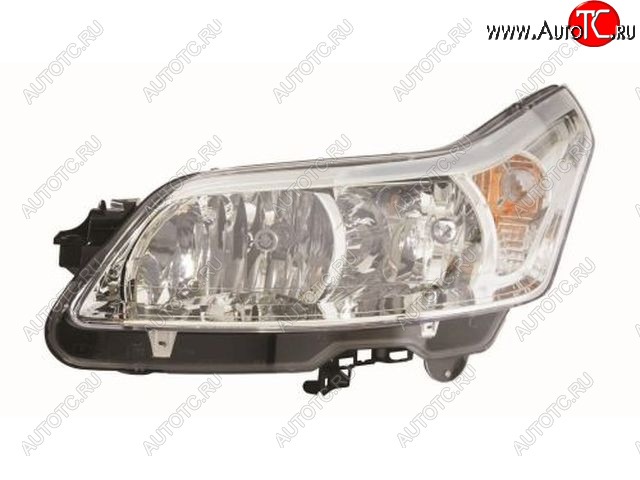 11 549 р. Левая фара (c электрокорректором) DEPO  CITROEN C4 (2007-2011)  рестайлинг, седан  с доставкой в г. Майкоп