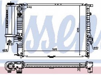 4 099 р. E34 РАДИАТОР ОХЛАЖДЕН (см.каталог) BODYPARTS bme3488-912  с доставкой в г. Майкоп. Увеличить фотографию 1