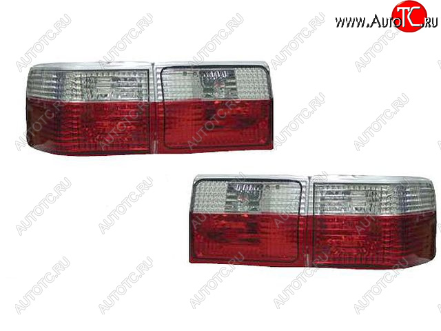 10 599 р. AUDI 100 ФОНАРЬ ЗАДН ВНЕШН+ВНУТР Л+П (КОМПЛЕКТ) (3шт) ТЮНИНГ ПРОЗРАЧ ХРУСТАЛ КРАСН BODYPARTS ai10091-760r-n  с доставкой в г. Майкоп