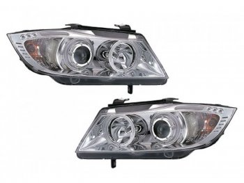 33 999 р. E90 ФАРА Л+П (КОМПЛЕКТ) ТЮНИНГ ЛИНЗОВАН С 2 CCFL СВЕТЯЩ ОБОДК С РЕГ.МОТОР (EAGLE EYES) ВНУТРИ ХРОМ EAGLE EYES bme9004-006h-n  с доставкой в г. Майкоп. Увеличить фотографию 1