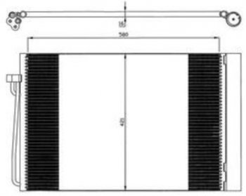 5 549 р. E60 (E63 04-E65 01-) КОНДЕНСАТОР КОНДИЦ (см.каталог) BODYPARTS bme6002-931  с доставкой в г. Майкоп. Увеличить фотографию 1