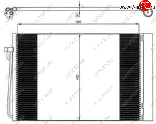 5 549 р. E60 (E63 04-E65 01-) КОНДЕНСАТОР КОНДИЦ (см.каталог) BODYPARTS bme6002-931  с доставкой в г. Майкоп