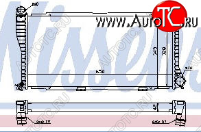 5 799 р. E38 {E39 98-} РАДИАТОР ОХЛАЖДЕН (NISSENS) (см.каталог) NISSENS bme3898-911  с доставкой в г. Майкоп