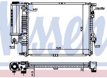 6 799 р. E39 95-98 РАДИАТОР ОХЛАЖДЕН (см.каталог) BODYPARTS bme3995-911  с доставкой в г. Майкоп. Увеличить фотографию 1
