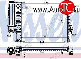 6 799 р. E39 95-98 РАДИАТОР ОХЛАЖДЕН (см.каталог) BODYPARTS bme3995-911  с доставкой в г. Майкоп