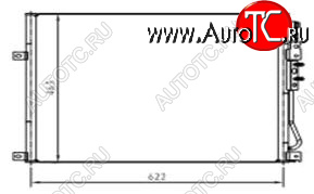 5 249 р. GR CHEROKEE КОНДЕНСАТОР КОНДИЦ BODYPARTS jpgch05-931  с доставкой в г. Майкоп