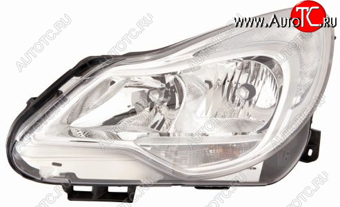13 349 р. Левая фара (c электрокорректором) DEPO Opel Corsa D 2-ой рестайлинг, хэтчбэк 3 дв. (2011-2014)  с доставкой в г. Майкоп
