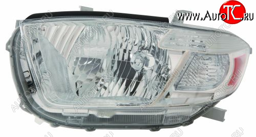 11 249 р. Левая фара (c электрокорректором) DEPO Toyota Highlander XU40 дорестайлинг (2007-2010)  с доставкой в г. Майкоп
