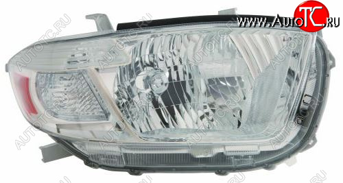 11 249 р. Правая фара (c электрокорректором) DEPO Toyota Highlander XU40 дорестайлинг (2007-2010)  с доставкой в г. Майкоп