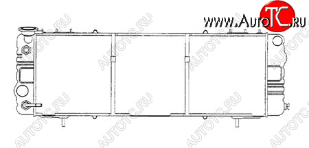 16 949 р. CHEROKEE РАДИАТОР ОХЛАЖДЕН AT 4 (3 ряд) BODYPARTS jpche91-910  с доставкой в г. Майкоп