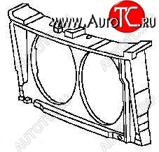 2 499 р. TAURUS (SABLE) СУППОРТ РАДИАТОРА (Тайвань) ПЛАСТИК BODYPARTS fdtrs96-380p  с доставкой в г. Майкоп