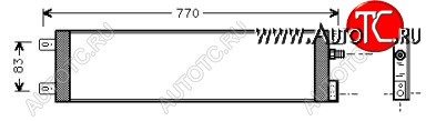 2 169 р. CARAVAN (VOYAGER) КОНДЕНСАТОР КОНДИЦ BODYPARTS plcar96-930  с доставкой в г. Майкоп