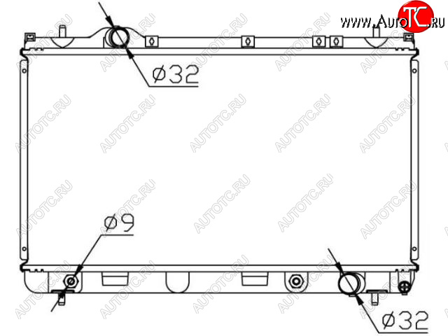 6 649 р. NEON (3-х ступенчатая) РАДИАТОР ОХЛАЖДЕН AT BODYPARTS crneo00-910  с доставкой в г. Майкоп