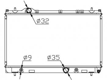 9 899 р. NEON (4-х ступенчатая) РАДИАТОР ОХЛАЖДЕН AT BODYPARTS crneo00-911  с доставкой в г. Майкоп. Увеличить фотографию 1