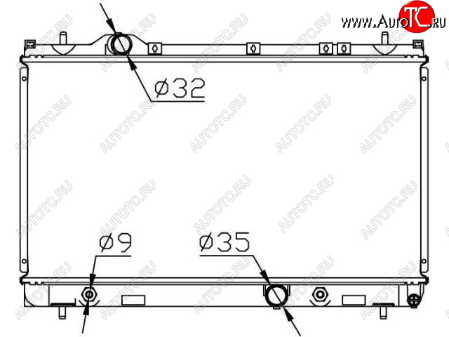 9 899 р. NEON (4-х ступенчатая) РАДИАТОР ОХЛАЖДЕН AT BODYPARTS crneo00-911  с доставкой в г. Майкоп