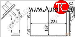 759 р. CLIO (MEGANE (96-00)) РАДИАТОР ОТОПИТЕЛЯ (см.каталог) BODYPARTS rncli90-900  с доставкой в г. Майкоп