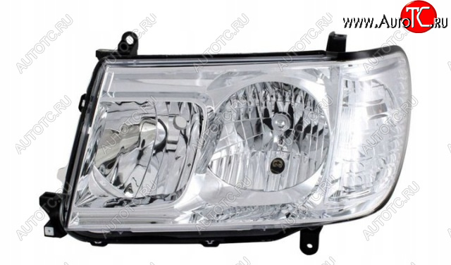 9 999 р. Левая фара (под корректор) DEPO Toyota Land Cruiser 10 100 2-ой рестайлинг (2005-2007)  с доставкой в г. Майкоп
