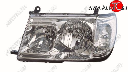 23 549 р. LANDCRUISER ФАРА Л+П (КОМПЛЕКТ) ТЮНИНГ ПРОЗРАЧ С ЛИТОЙ УК.ПОВОР (DEPO) DEPO tylan98-003-n  с доставкой в г. Майкоп
