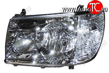 5 299 р. Левая фара (c электрокорректором) BODYPARTS Toyota Land Cruiser 10 100 2-ой рестайлинг (2005-2007)  с доставкой в г. Майкоп