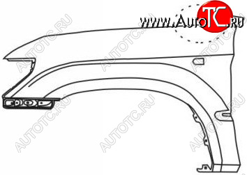 24 999 р. PRADO КРЫЛО ПЕРЕДН ЛЕВ С ОТВ ППОВТОРИТЕЛЬ ПАНТЕННУ (Тайвань) BODYPARTS typrd96-271-l  с доставкой в г. Майкоп