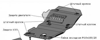 1 169 р. PRADO ЗАЩИТА ПОДДОНА ДВИГАТЕЛЯ , СТАЛЬН BODYPARTS typrd05-9f0  с доставкой в г. Майкоп. Увеличить фотографию 1