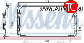 10 699 р. COROLLA КОНДЕНСАТОР КОНДИЦ (R134A) BODYPARTS tycrl94-930  с доставкой в г. Майкоп