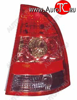 6 199 р. Левый фонарь DEPO  Toyota Corolla  E120 (2004-2007) универсал рестайлинг  с доставкой в г. Майкоп