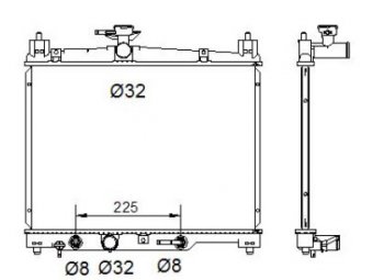 3 289 р. YARIS РАДИАТОР ОХЛАЖДЕН AT 1 1.3 BODYPARTS tyyas99-916  с доставкой в г. Майкоп. Увеличить фотографию 1