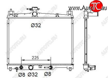 3 289 р. YARIS РАДИАТОР ОХЛАЖДЕН AT 1 1.3 BODYPARTS tyyas99-916  с доставкой в г. Майкоп