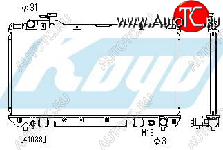 5 799 р. RAV4 РАДИАТОР ОХЛАЖДЕН MT 2 (KOYO) KOYORAD tyrv494-911  с доставкой в г. Майкоп